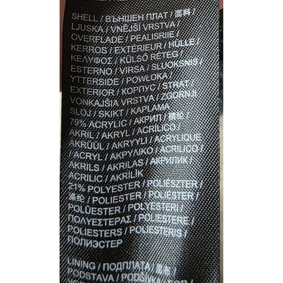 Capsule Faux Fur Vest Size 14 Blue Gray Mobwife Cozy Shaggy Dramatic Bold - Picture 6 of 11